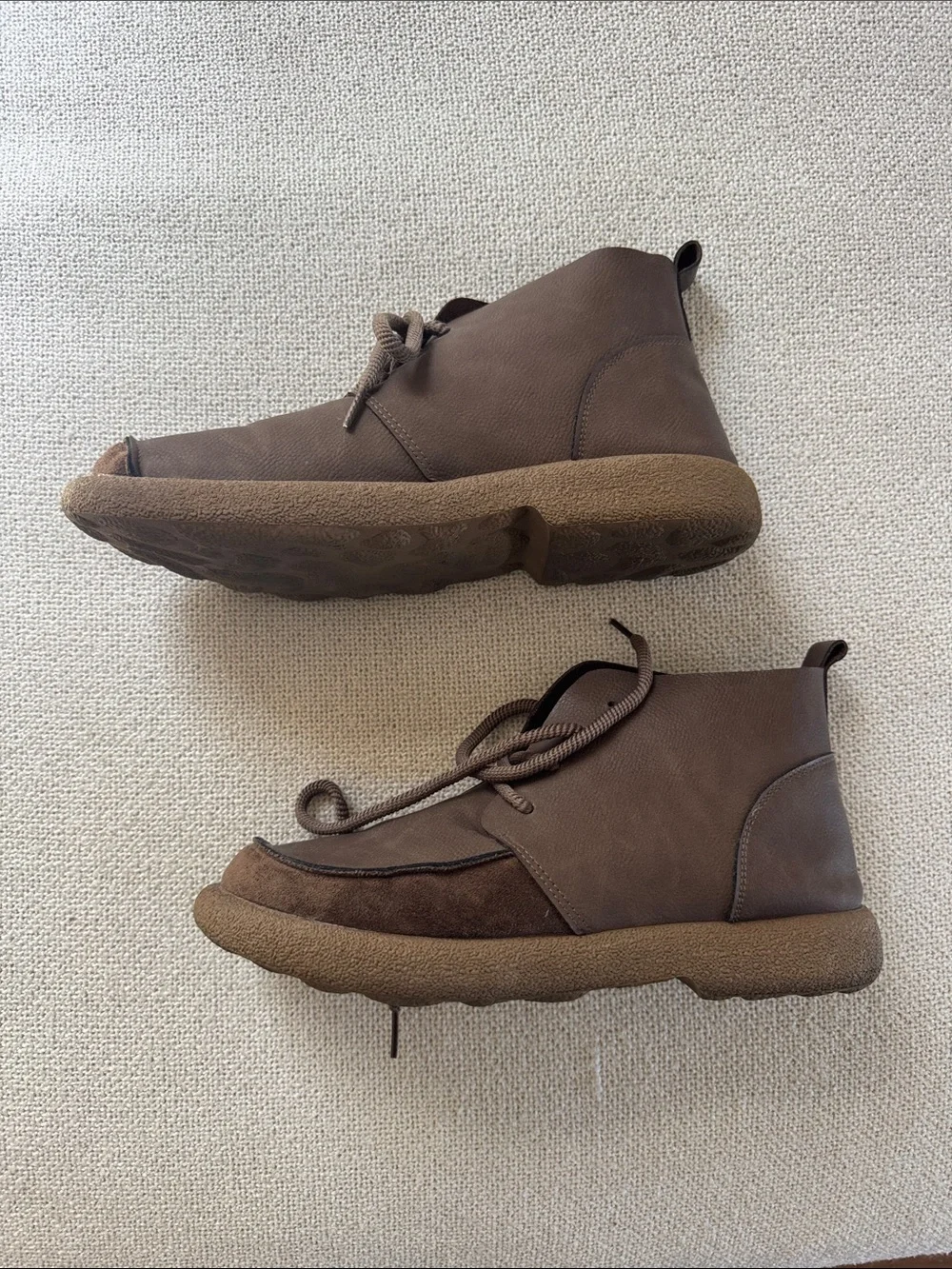 Japanese made - Men's Brown Lace-Up Chukka Boots 10.5.